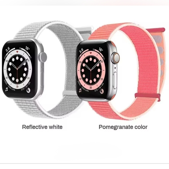 Nylon Dual Strap Watch Bands - 2 Pack - Compatible with Apple Watch 38 40 41 mm - Picture 1 of 9